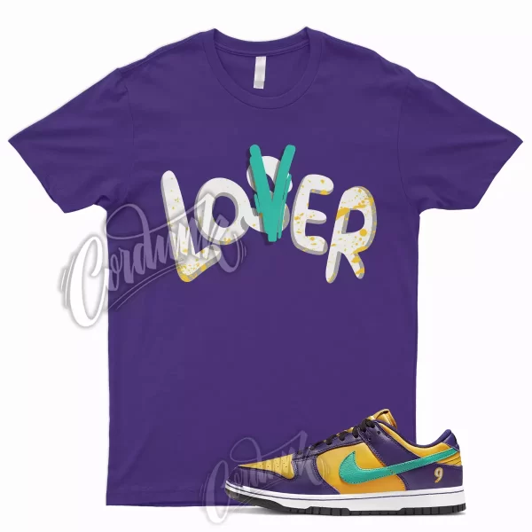 LO T Shirt for Dunk Low LL Court Purple University Gold Emerald Yellow 1 Jezsport.com