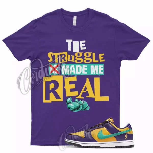 SIR T Shirt for Dunk Low LL Court Purple University Gold Emerald Yellow 1 Jezsport.com