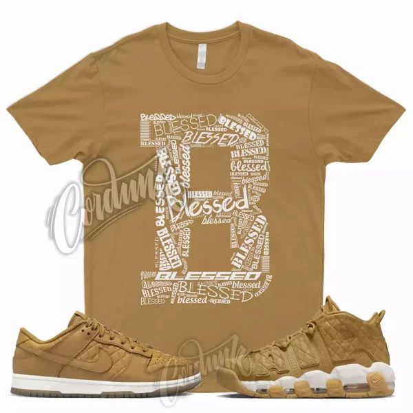 BLS Shirt for Dunk Low Wheat Gum Light Brown Flax Air More Uptempo Griffey Jezsport.com