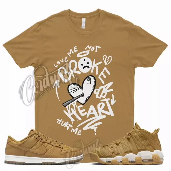 BRK Shirt for Dunk Low Wheat Gum Light Brown Flax Air More Uptempo Griffey Jezsport.com