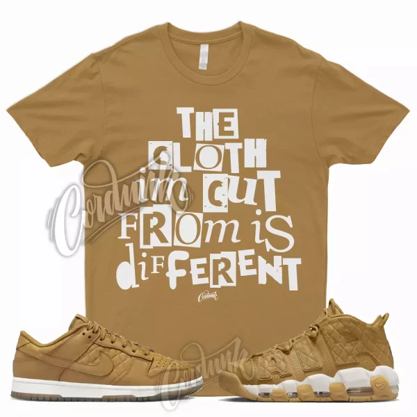 CUT Shirt for Dunk Low Wheat Gum Light Brown Flax Air More Uptempo Griffey Jezsport.com