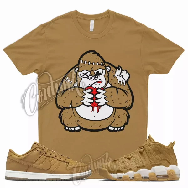 GOR Shirt for Dunk Low Wheat Gum Light Brown Flax Air More Uptempo Griffey Jezsport.com