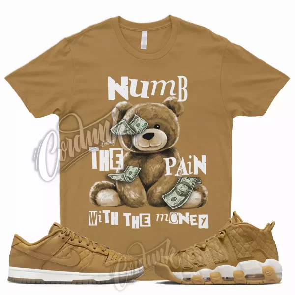 NUMB Shirt for Dunk Low Wheat Gum Light Brown Flax Air More Uptempo Griffey Jezsport.com