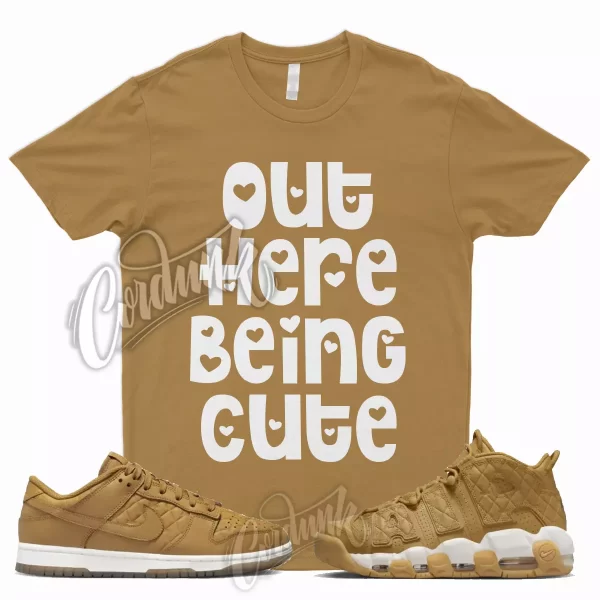 CUTE Shirt for Dunk Low Wheat Gum Light Brown Flax Air More Uptempo Griffey Jezsport.com