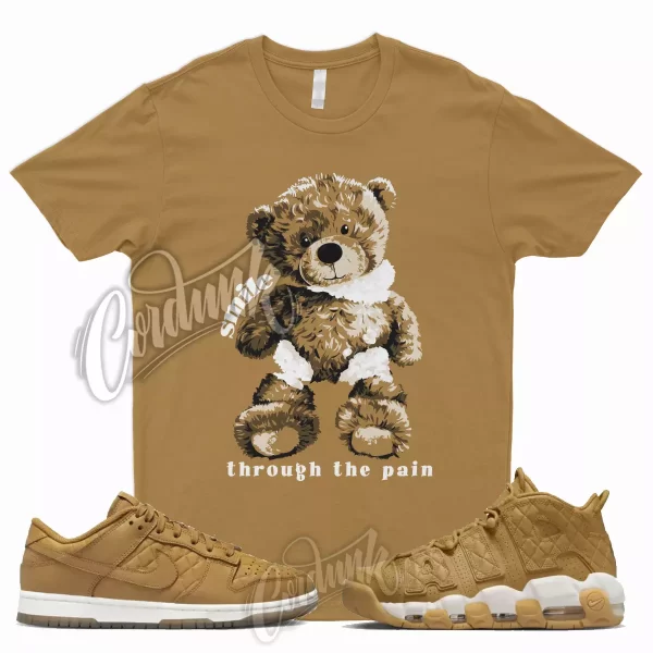 SMIL Shirt for Dunk Low Wheat Gum Light Brown Flax Air More Uptempo Griffey Jezsport.com