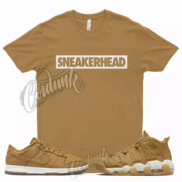 SNHD Shirt for Dunk Low Wheat Gum Light Brown Flax Air More Uptempo Griffey Jezsport.com