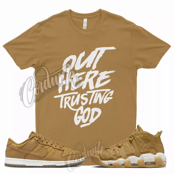 TG Shirt for Dunk Low Wheat Gum Light Brown Flax Air More Uptempo Griffey Jezsport.com