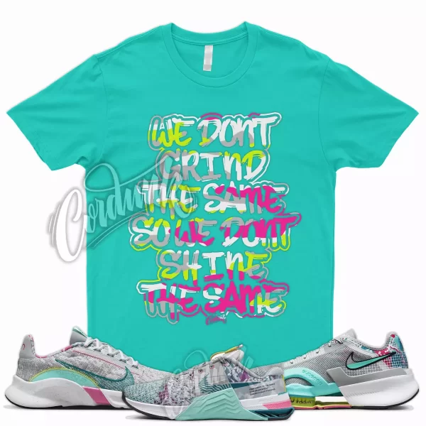 GRIND Shirt for Air Zoom SuperRep 3 Smoke Grey Pinksicle Turquoise Spruce 8 Jezsport.com