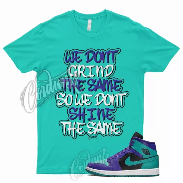 GRIND T Shirt for J1 1 Dark Concord New Emerald Teal Purple Grape 5 6 Rings Jezsport.com