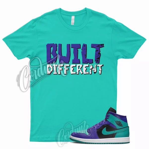 BUILT T Shirt for J1 1 Dark Concord New Emerald Teal Purple Grape 5 6 Rings Jezsport.com