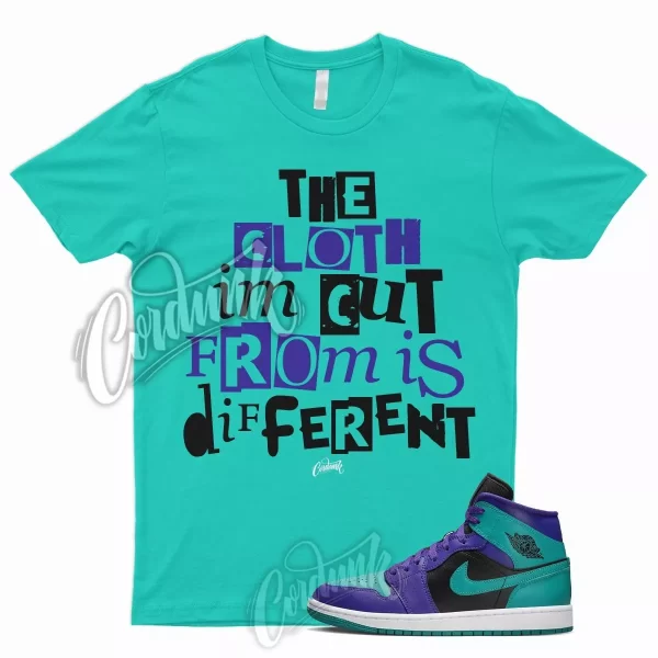 CUT T Shirt for J1 1 Dark Concord New Emerald Teal Purple Grape 5 6 Rings 4 Jezsport.com