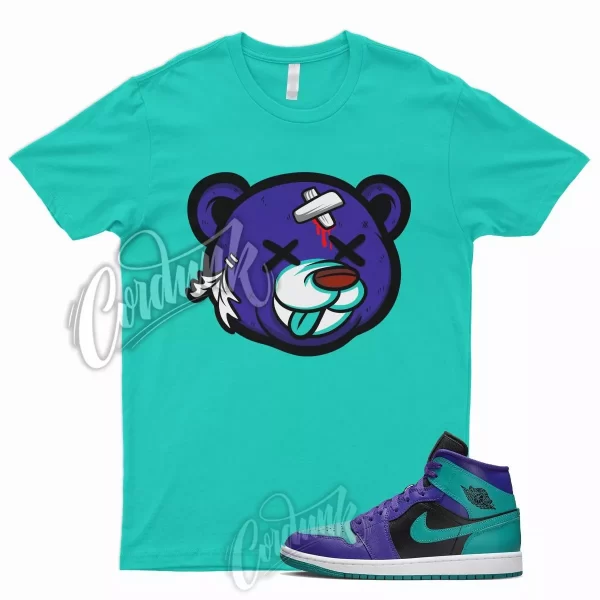 DB T Shirt for J1 1 Dark Concord New Emerald Teal Purple Grape 5 6 Rings OG Jezsport.com