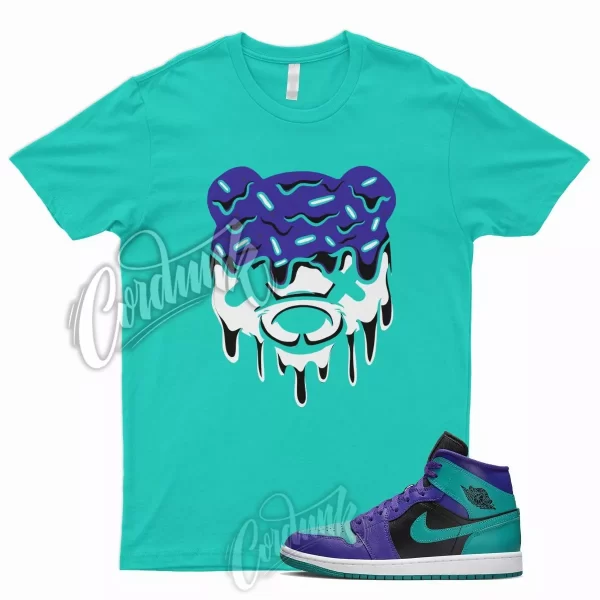 DRIPPY T Shirt for J1 1 Dark Concord New Emerald Teal Purple Grape 5 6 Rings Jezsport.com