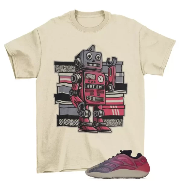 Sneaker Bot Shirt to Match Yeezy 700 v3 Fade Carbon Jezsport.com