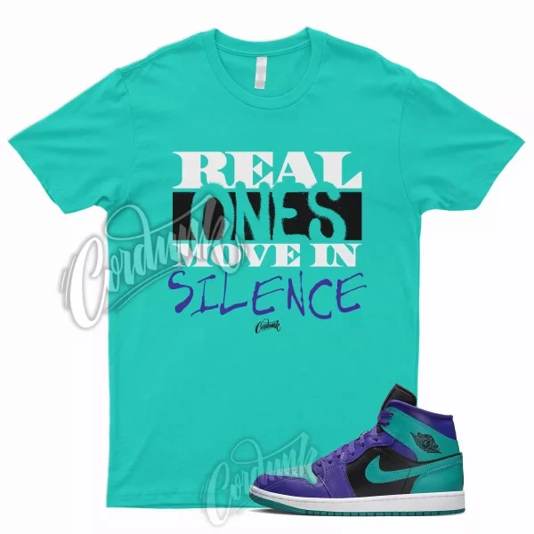 R1 T Shirt for J1 1 Dark Concord New Emerald Teal Purple Grape 5 6 Rings OG Jezsport.com