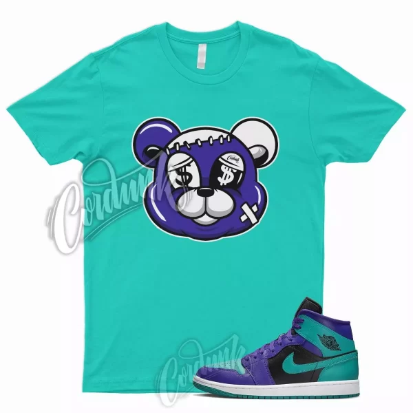 STITCH T Shirt for J1 1 Dark Concord New Emerald Teal Purple Grape 5 6 Rings Jezsport.com