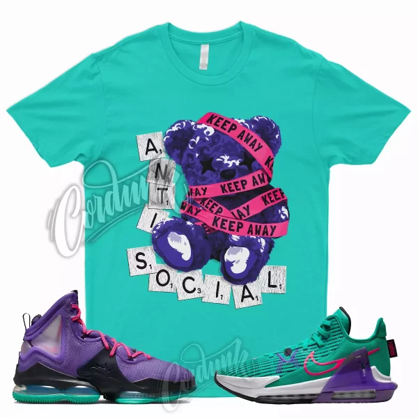 ANTI Shirt for LeBron 19 Purple Teal South Beach Emerald Witness 6 Wild Berry 1 Jezsport.com