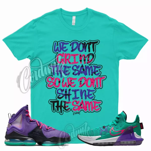 GRIND Shirt for LeBron 19 Purple Teal South Beach Emerald Witness 6 Wild Berry 1 Jezsport.com