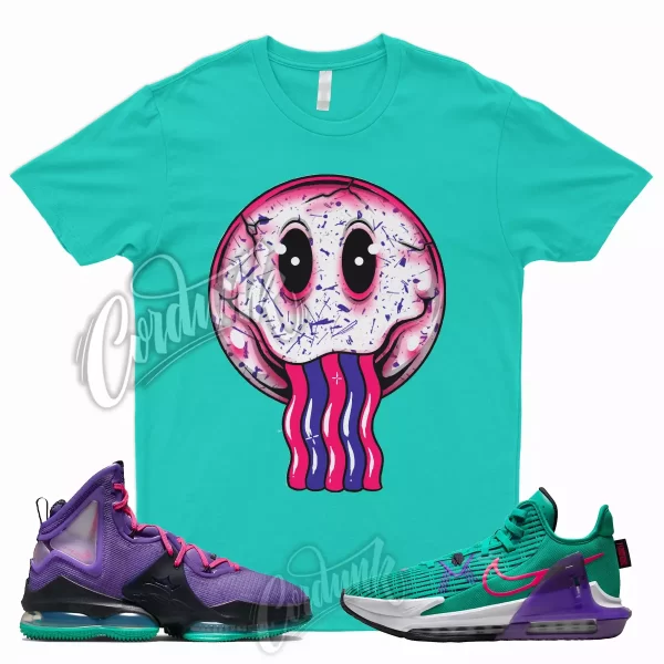 FACE Shirt for LeBron 19 Purple Teal South Beach Emerald Witness 6 Wild Berry 1 Jezsport.com