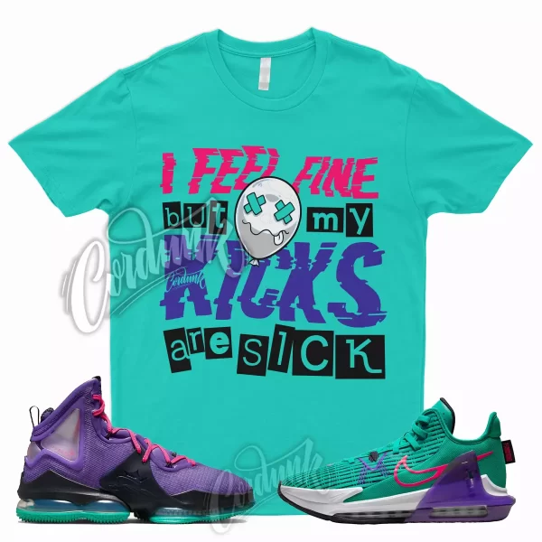 SICK Shirt for LeBron 19 Purple Teal South Beach Emerald Witness 6 Wild Berry 1 Jezsport.com