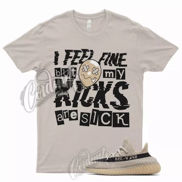 SICK T Shirt for YZ 350 V2 Slate Core Black Sesame Sand Taupe Citrus Wave 700 Jezsport.com