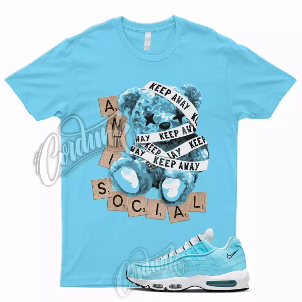 ANTI T Shirt for N Air Max 95 Blue Chill White Black UNC University Powder 1 Jezsport.com