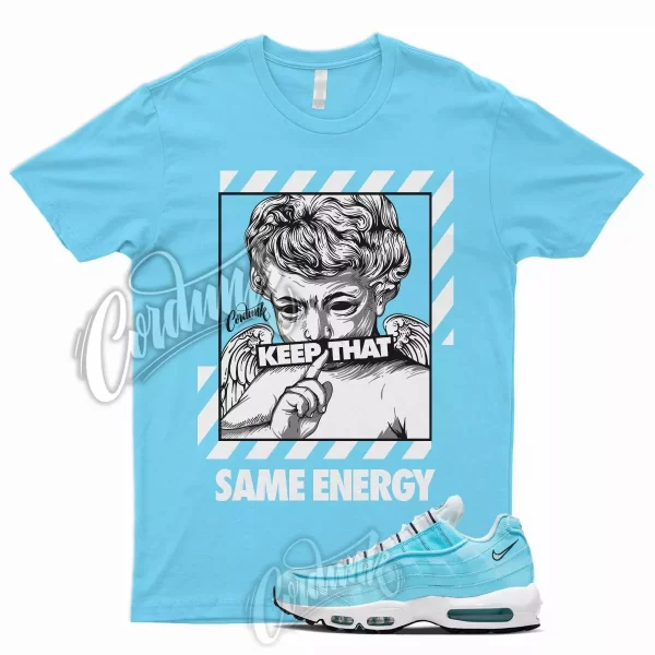 ENERGY Shirt for N Air Max 95 Blue Chill White Black UNC University Powder 1 Jezsport.com