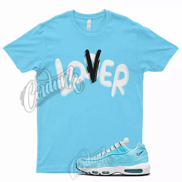 LO T Shirt for N Air Max 95 Blue Chill White Black UNC University Powder 1 9 Jezsport.com