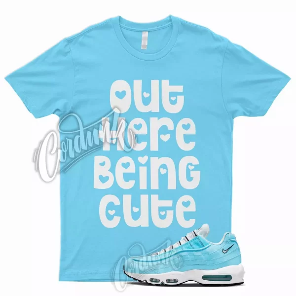 CUTE T Shirt for N Air Max 95 Blue Chill White Black UNC University Powder 1 Jezsport.com