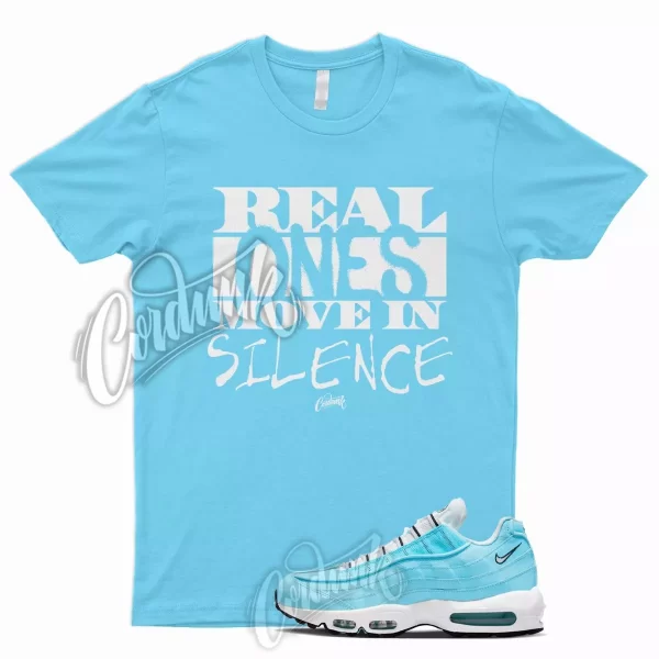 R1 T Shirt for N Air Max 95 Blue Chill White Black UNC University Powder 1 9 Jezsport.com