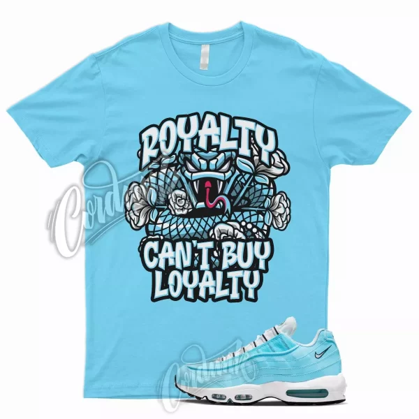 RYLTY T Shirt for N Air Max 95 Blue Chill White Black UNC University Powder 1 Jezsport.com