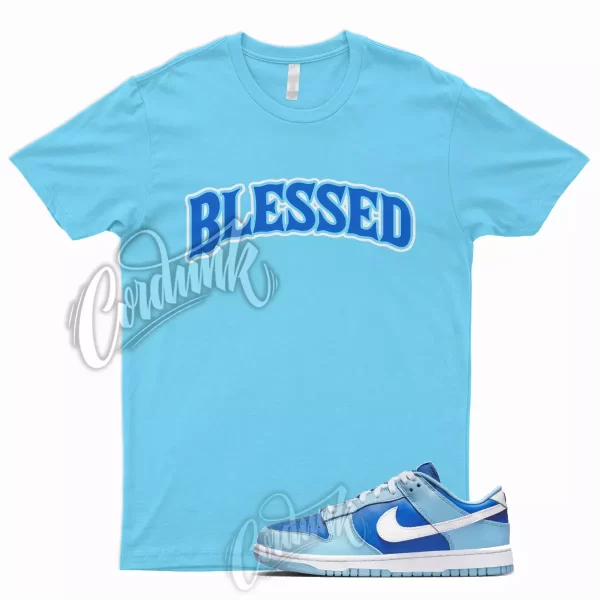 BW T Shirt for Dunk Low Argon Blue Flash Marina Dutch UNC Powder White 1 Jezsport.com