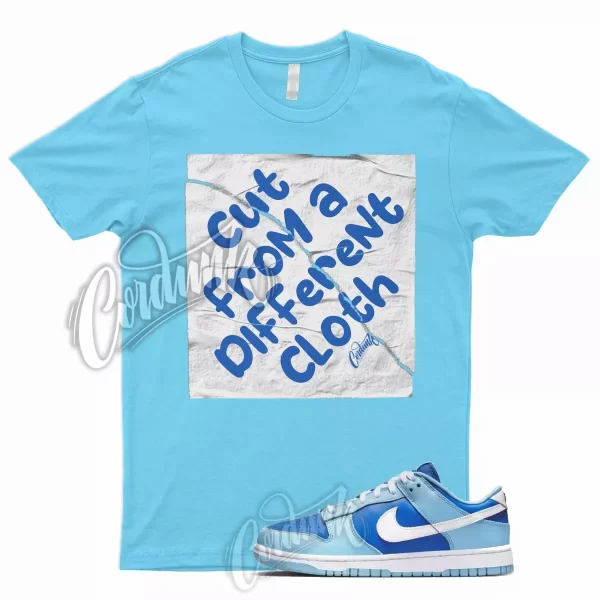 CUT T Shirt for N Dunk Low Argon Blue Flash Marina Dutch UNC Powder White 1 9 Jezsport.com