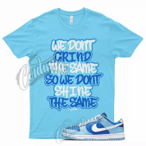 GRIND T Shirt for N Dunk Low Argon Blue Flash Marina Dutch UNC University 1 9 Jezsport.com