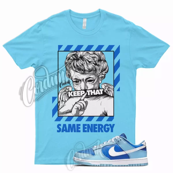 ENERGY Shirt for Dunk Low Argon Blue Flash Marina Dutch UNC University 1 9 Jezsport.com