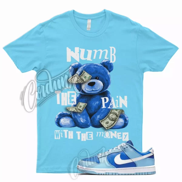 NUMB T Shirt for Dunk Low Argon Blue Flash Marina Dutch UNC University 1 9 Jezsport.com