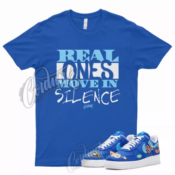 R1 T Shirt for N Air Force 1 Low Patched Up Racer University Angeles Blue Jezsport.com