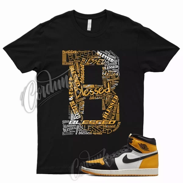 BLS T Shirt for J1 1 Retro High OG Yellow Toe Taxi Low Mid Pollen University Jezsport.com