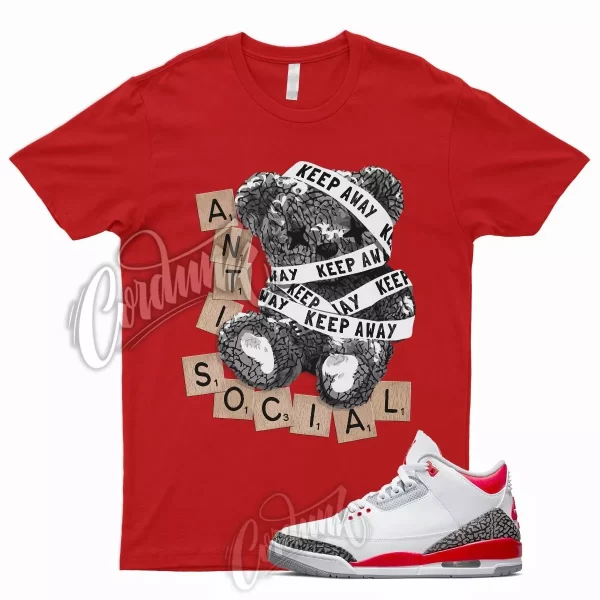 ANTI Shirt for J1 3 Fire Red Cement Grey Elephant Print 4 Bred University 1 Jezsport.com