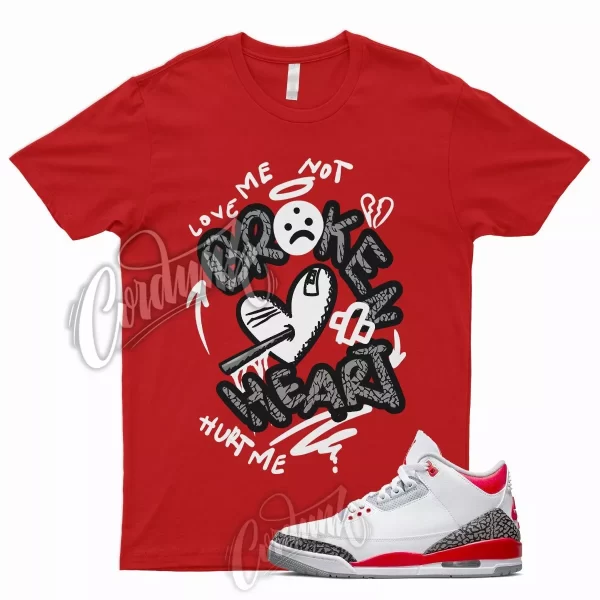 BROKE Shirt for J1 3 Fire Red Cement Grey Elephant Print 4 Bred University 1 Jezsport.com