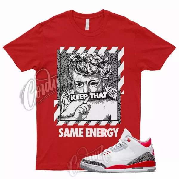 ENRGY Shirt for J1 3 Fire Red Cement Grey Elephant Print 4 Bred University 1 Jezsport.com