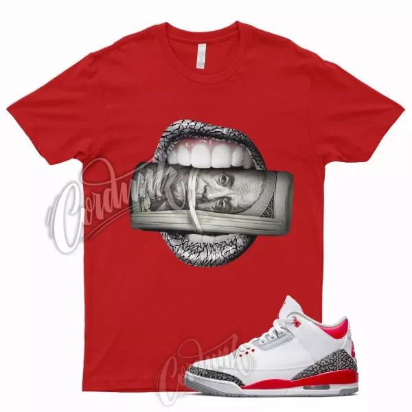 ROLL Shirt for J1 3 Fire Red Cement Grey Elephant Print 4 Bred University 1 Jezsport.com