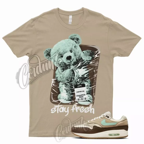 STAY Shirt for N Air Max 1 Crepe Hemp Medium Brown Mint Foam Mushroom Muslin Jezsport.com