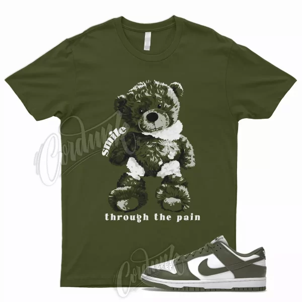 SMLE Shirt for Dunk Low Medium Olive Cargo Khaki Uptempo 1 90 95 97 Max Air Jezsport.com