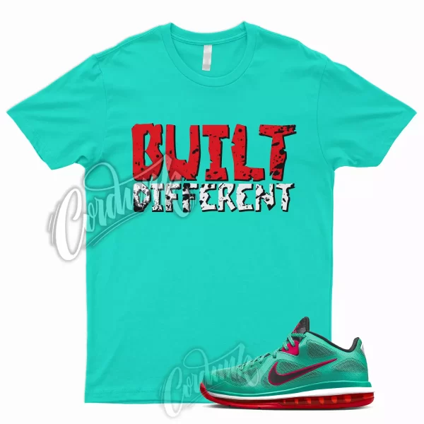 BUILT T Shirt for LeBron 9 Low Reverse Liverpool Green Black Action Red 1 Jezsport.com