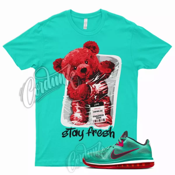 STAY T Shirt for LeBron 9 Low Reverse Liverpool Green Black Action Red 1 Jezsport.com