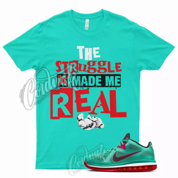 SIR T Shirt for LeBron 9 Low Reverse Liverpool Green Black Action Red 1 Jezsport.com