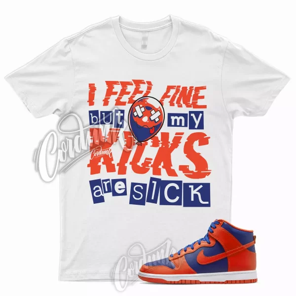 SICK T Shirt for Dunk High Navy Orange Deep Royal Blue Knicks Vapormax 1 Jezsport.com