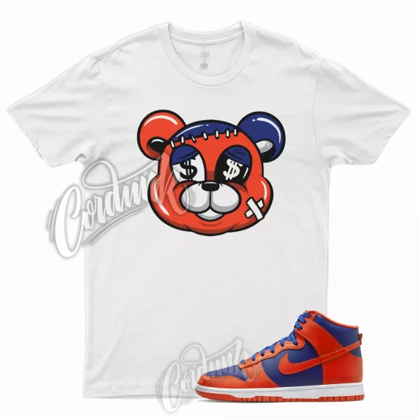 STITCH T Shirt for Dunk High Navy Orange Deep Royal Blue Knicks Vapormax 1 Jezsport.com