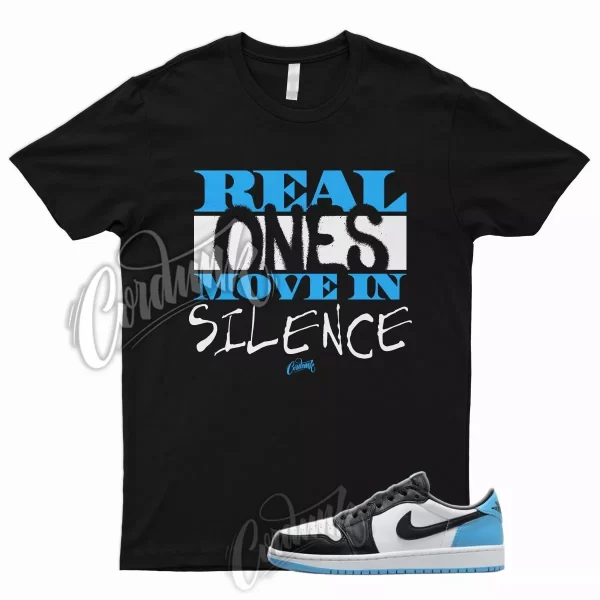 R1 T Shirt for J1 1 Low Black Dark Powder Blue UNC University Low Mid High 3 Jezsport.com